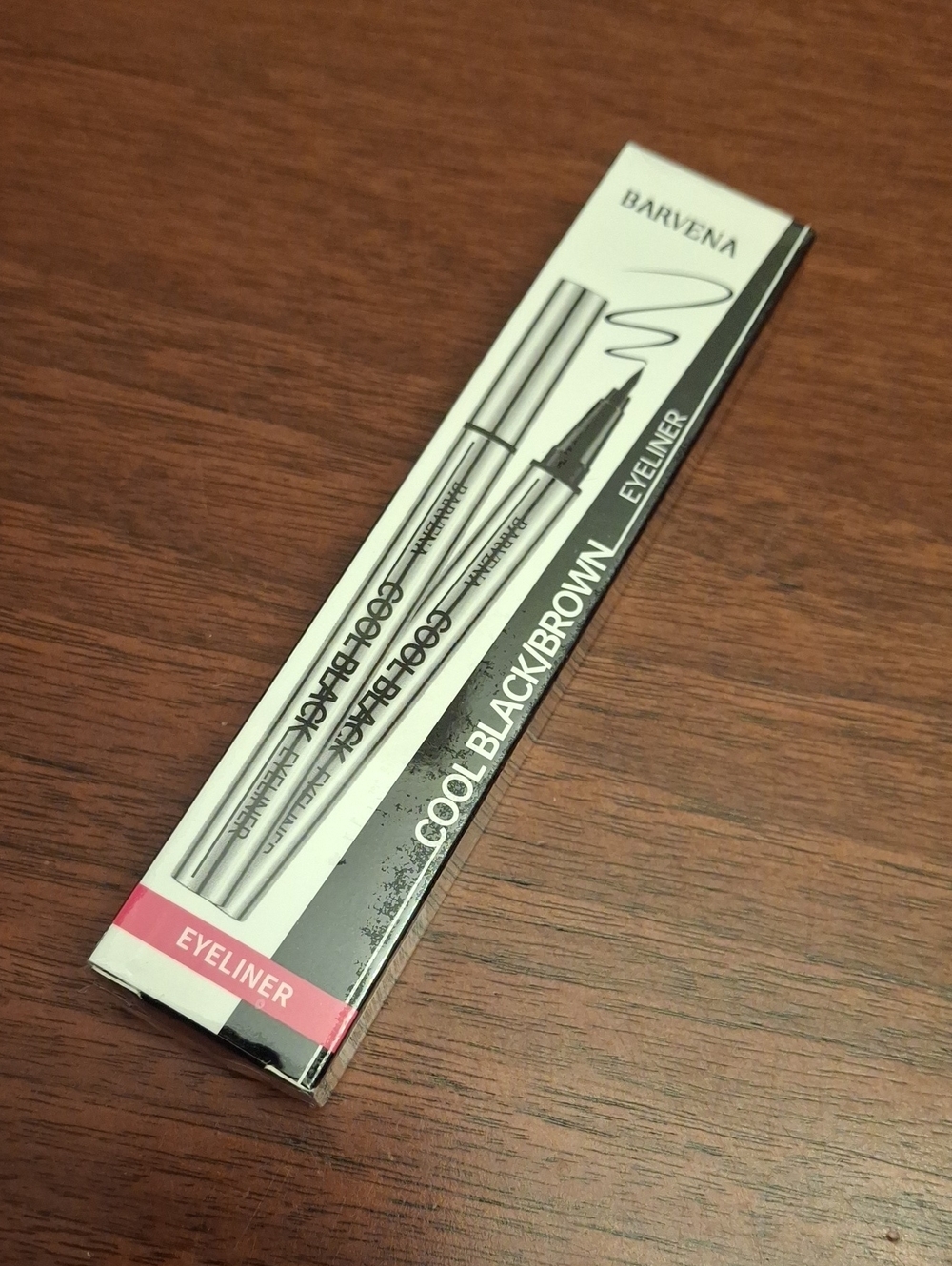 Barvena Cool Black Eyeliner New Sealed Box - 02 Brown